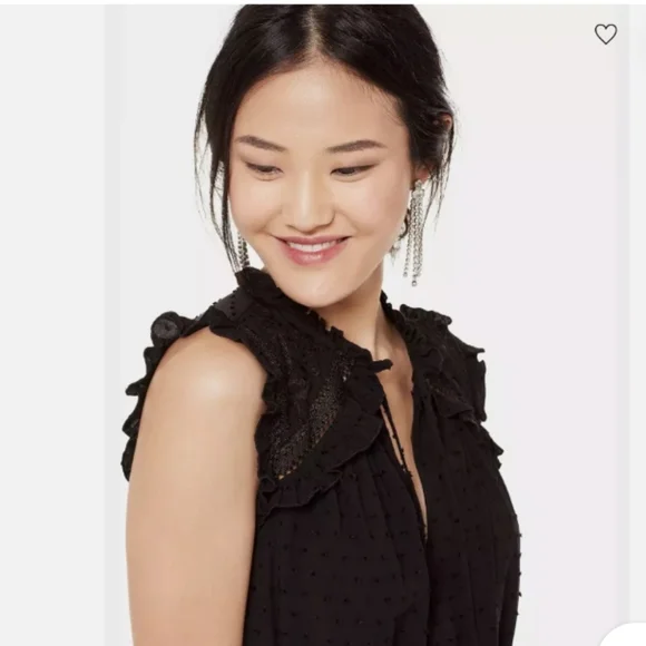 Kate Spade Broome Street Swiss Polka Dot Coquette Girl Tiered Ruffled Dress - Picture 3 of 7